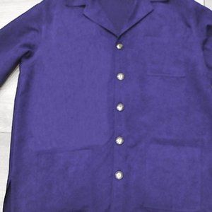 Purple ultra suede jacket